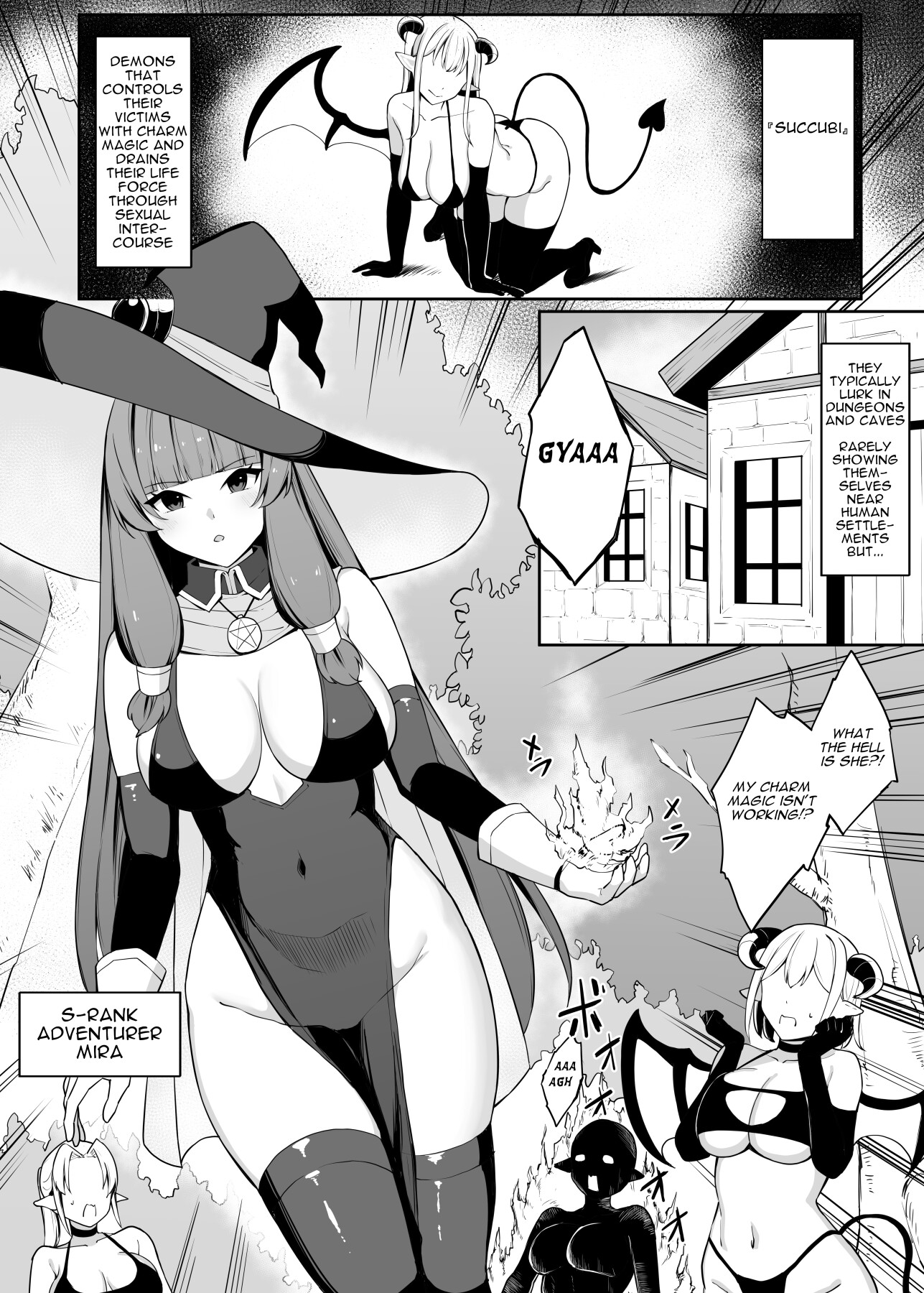 Hentai Manga Comic-How the Strongest Witch Was Charmed and Defeated by a Succubus-Read-3